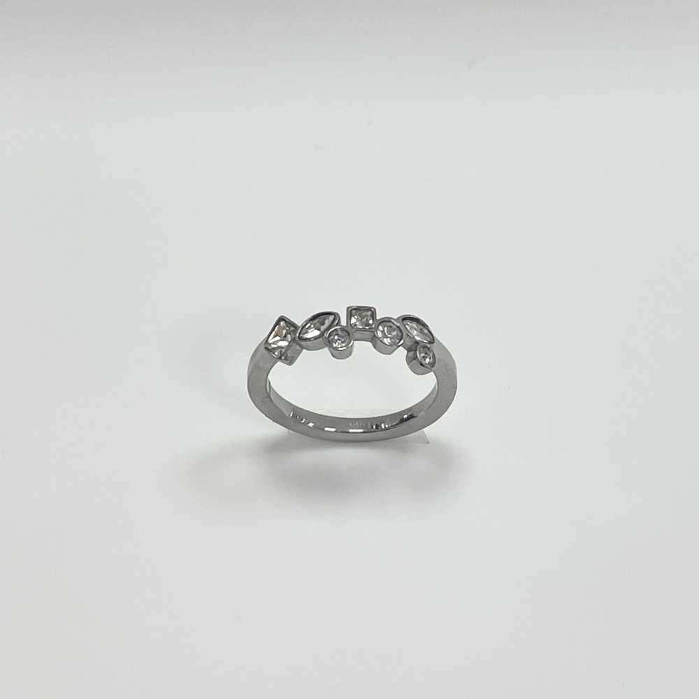 Anel Melano Prateado