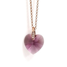 Silver pendant Amethyst, Goldplated - Jewelry - Marmara