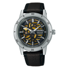 Relógio Seiko Presage Style60's Skeleton preto - Seiko - Seiko - Sweet Apple ® Relojoaria | Joalharia | Ourivesaria