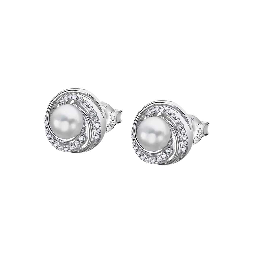 BRINCOS PEROLA LOTUS SILVER PRATA - Brincos - LOTUS Silver - Sweet Apple ® Relojoaria | Joalharia | Ourivesaria