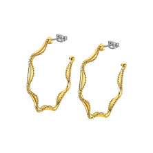 LOTUS STYLE HOOPS EARRINGS | Sweet Apple