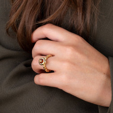 Anel Melano Twisted Tiffany - Anéis - Melano