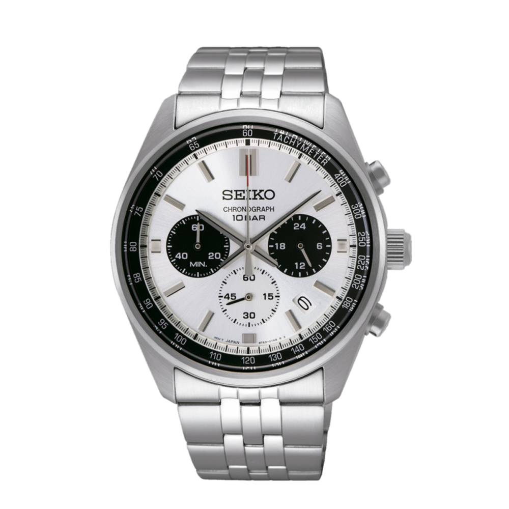 Relógio Seiko Neo Sports Crono 8T63 Panda Prateado - Seiko - Seiko