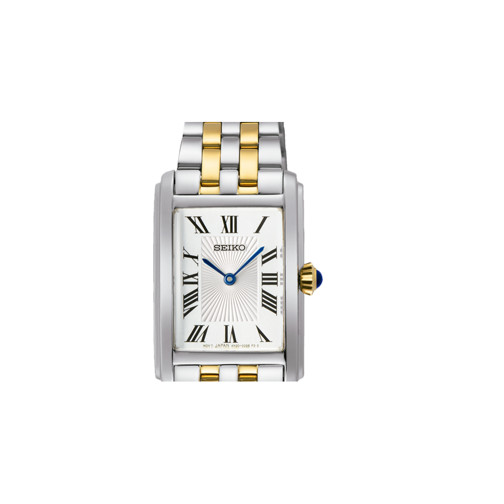 Relógio Seiko Ladies Quartzo 2P Rectangular Bicolor - Seiko - Seiko - Sweet Apple ® Relojoaria | Joalharia | Ourivesaria