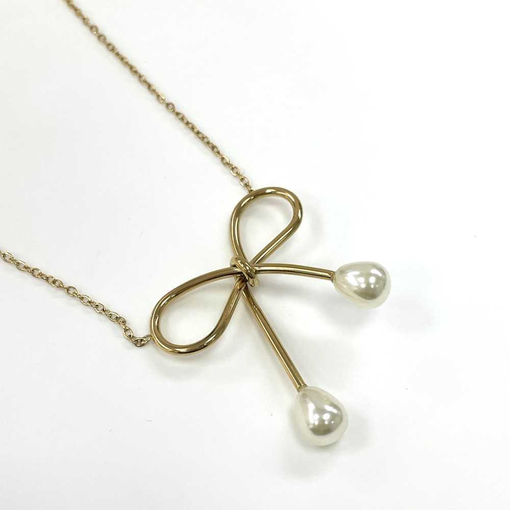 Colar Dourado Laço - Outlet - Ortiz Jóias - Sweet Apple ® Relojoaria | Joalharia | Ourivesaria