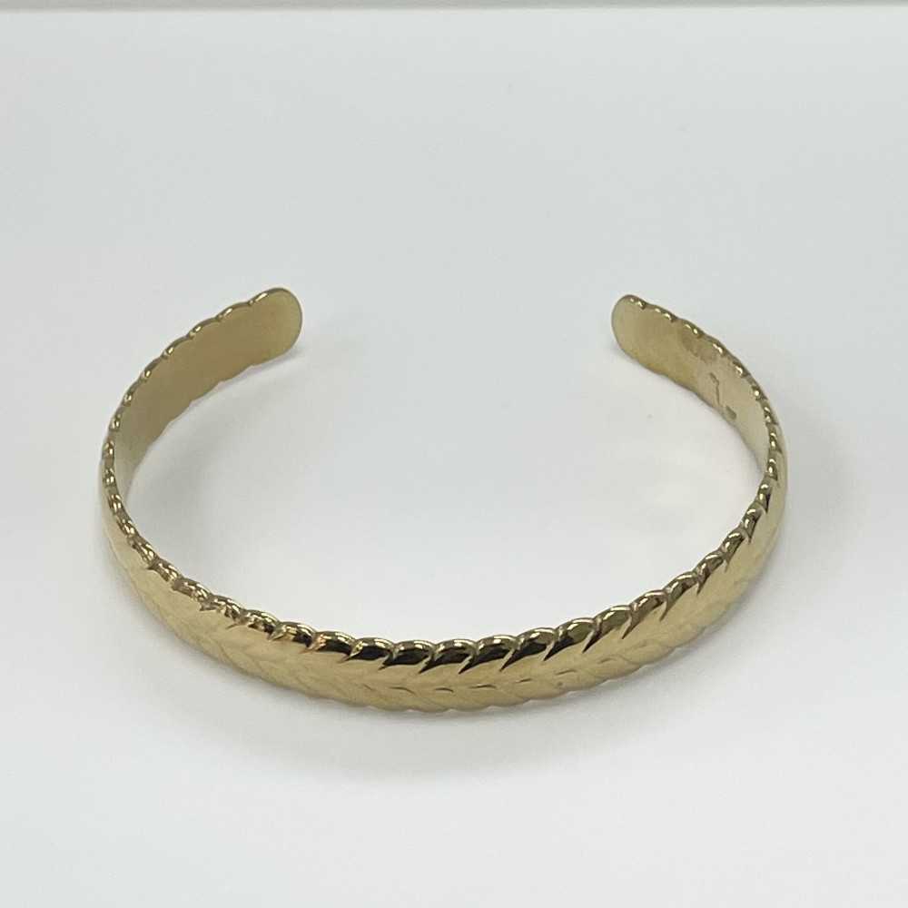 Pulseira em aço dourada - Outlet - Ortiz Jóias - Sweet Apple ® Relojoaria | Joalharia | Ourivesaria
