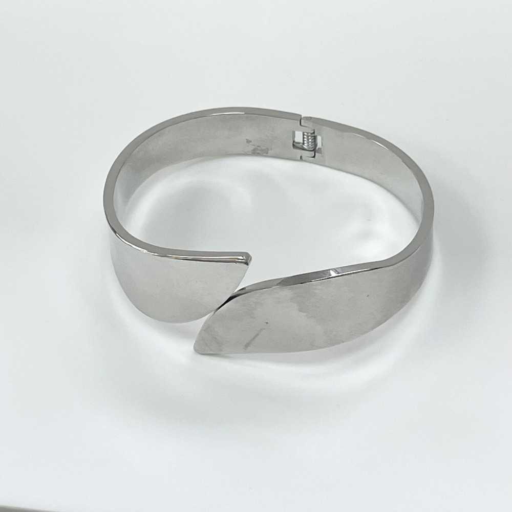 Pulseira em aço prateada - Outlet - Ortiz Jóias