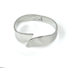 Pulseira em aço prateada - Outlet - Ortiz Jóias