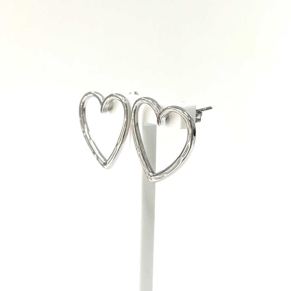 Steel Heart Earrings | Sweet Apple