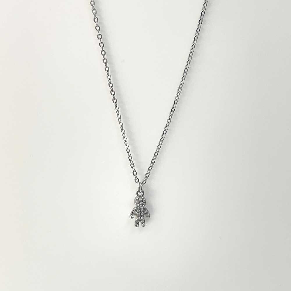 Colar zirconias Menino - Outlet - Ortiz Jóias