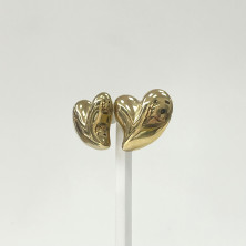Brincos Coração Dourados