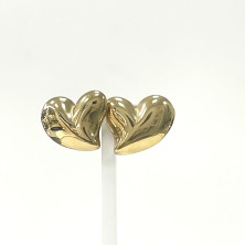 Brincos Coração Dourados