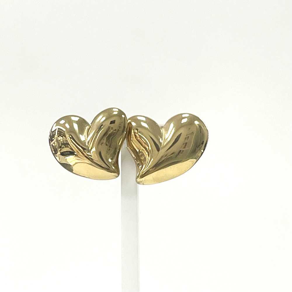 Brincos Coração Dourados