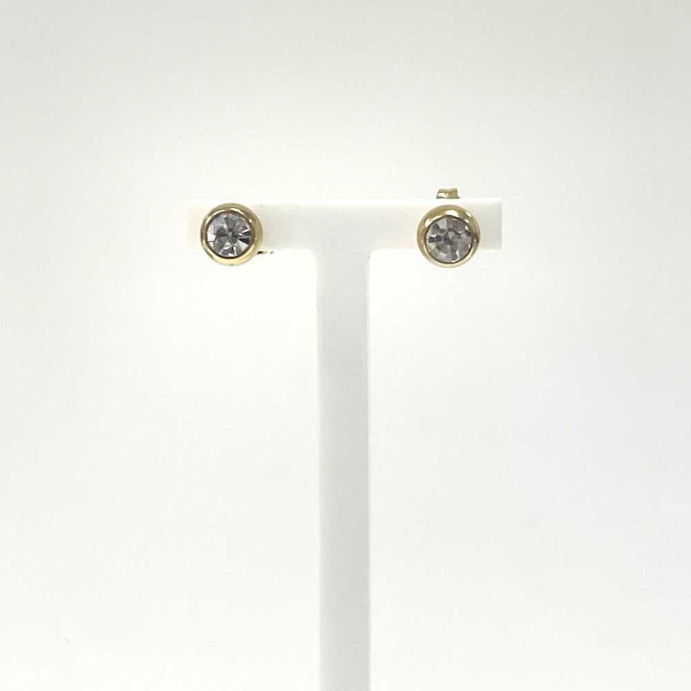 Brincos Dourados em Aço