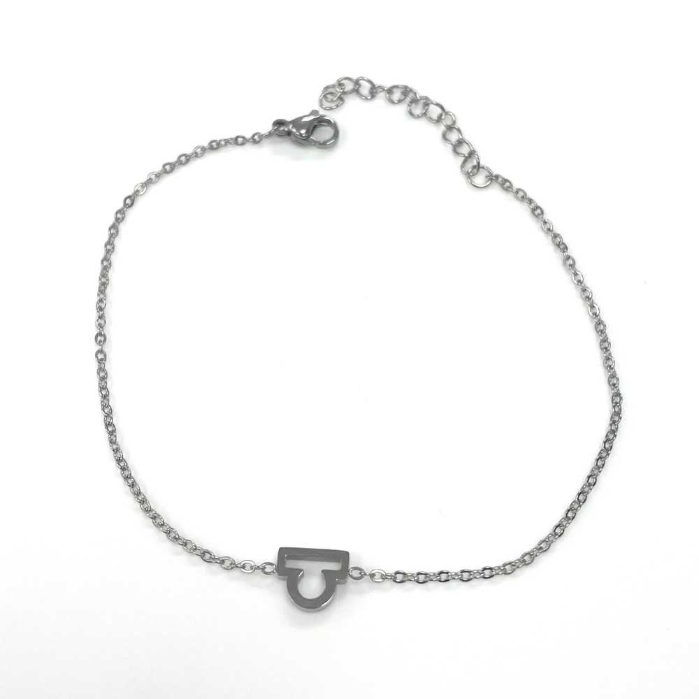 Pulseira em Aço Prateada - Outlet - Ortiz Jóias - Sweet Apple ® Relojoaria | Joalharia | Ourivesaria