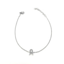 Pulseira Prateada em Aço