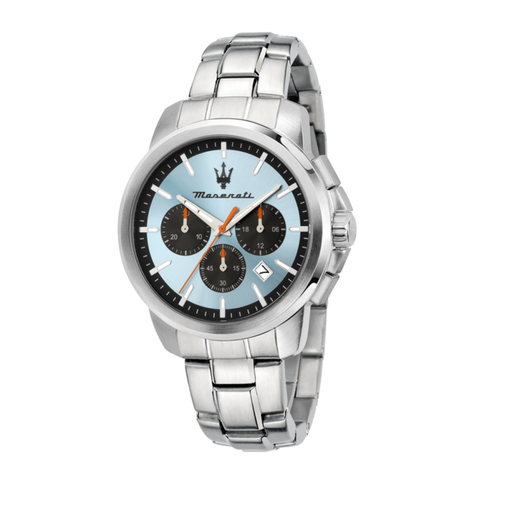 RELÓGIO MASERATI SUCCESSO 42MM CHR BLUE DIAL SS BR - Maserati - Maserati