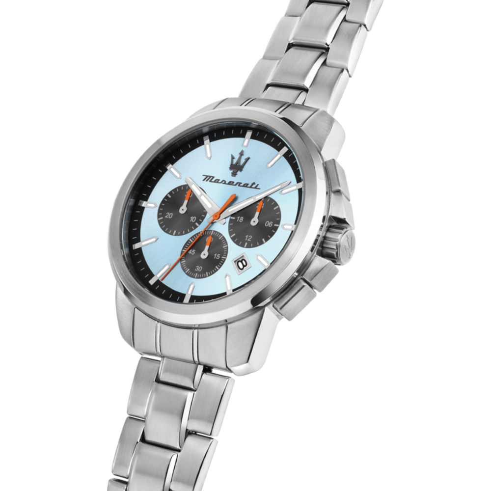 RELÓGIO MASERATI SUCCESSO 42MM CHR BLUE DIAL SS BR - Maserati - Maserati - Sweet Apple ® Relojoaria | Joalharia | Ourivesaria