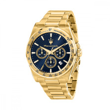 RELÓGIO MASERATI MS VELOCITA 43MM CHRO BLUE DIAL YG - Maserati - Maserati - Sweet Apple ® Relojoaria | Joalharia | Ourivesaria