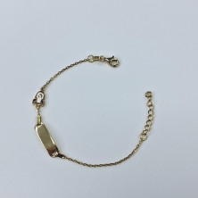 Pulseira em Prata Dourada 925, com Foguetão - Pulseiras - Sweet Apple Silver - Sweet Apple ® Relojoaria | Joalharia | Ourivesari