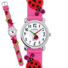 Relógio Celta 3D analógico Joaninhas