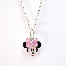 Fio em Prata 925, Minnie Rosa