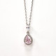Fio em Prata 925 com Zircónia Rosa Claro - Colares / Fios - Sweet Apple Silver - Sweet Apple ® Relojoaria | Joalharia | Ourivesa