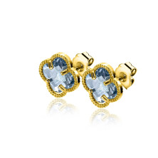 Zinzi Gold-Plated Silver Earrings | Sweet Apple