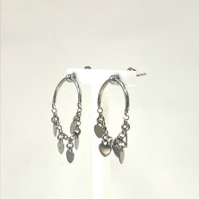 Brincos Prata 925 com Corações