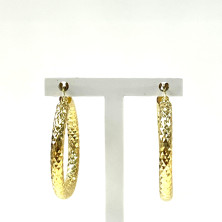 Argolas em Prata Dourada 925