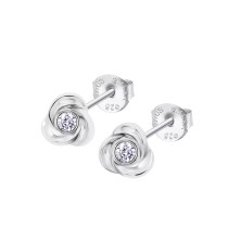 FLOWER LOTUS SILVER PURE ESSENTIAL EARRINGS | Sweet Apple