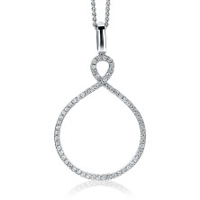 Infinity Silver Lei ZINZI Pendant | Sweet Apple