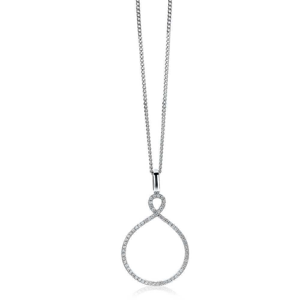 Infinity Silver Lei ZINZI Pendant | Sweet Apple