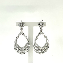 925 Silver Earrings with Zirconia | Sweet Apple