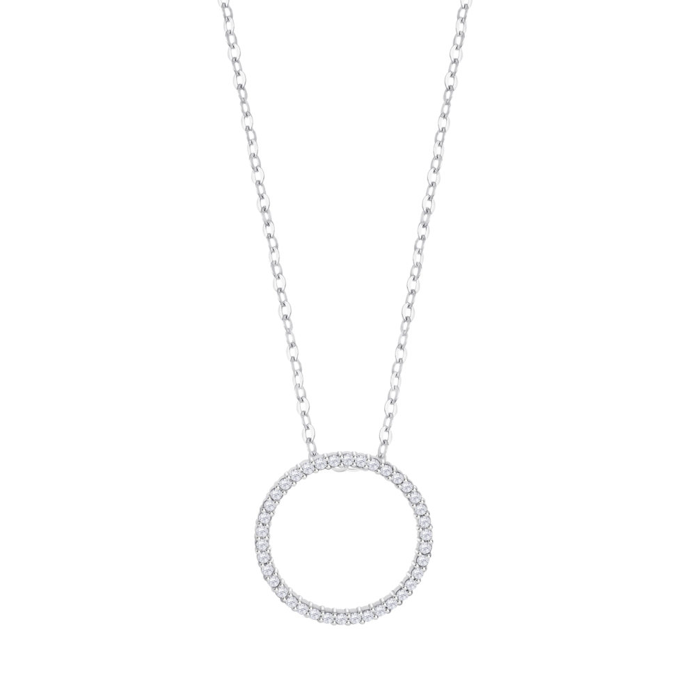 Fio LOTUS em PRATA 925 com zircónias - Necklaces - LOTUS Silver