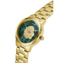 Relógio analógico em aço inoxidável 44 mm