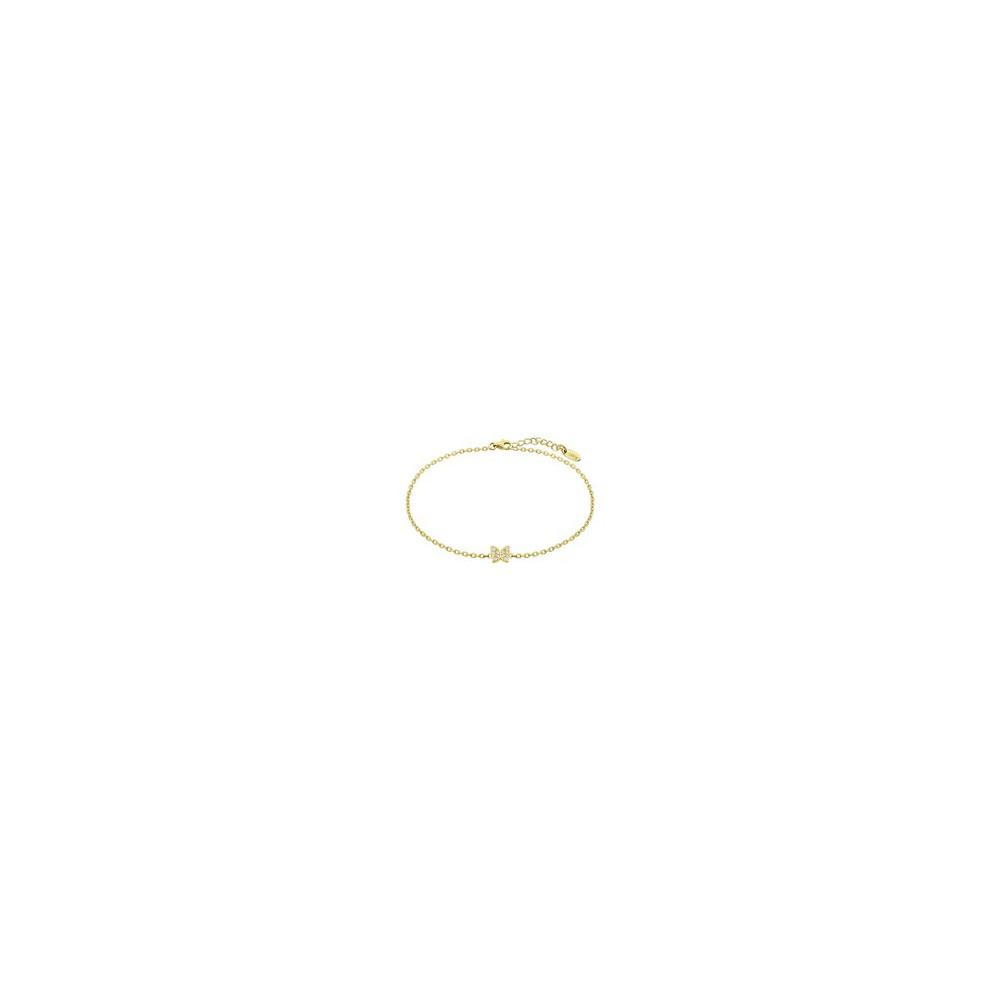 Pulseira Borboleta Prata Dourada 925 - Bracelets - LOTUS Silver