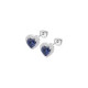 BRINCOS PRATA 925 CORAÇÕES AZUIS, MULHER - Earings - LOTUS Silver