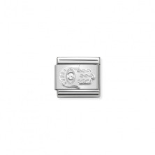 NOMINATION Charm Link Mão de Fátima - Contas P/ Pulseiras - Nomination Links