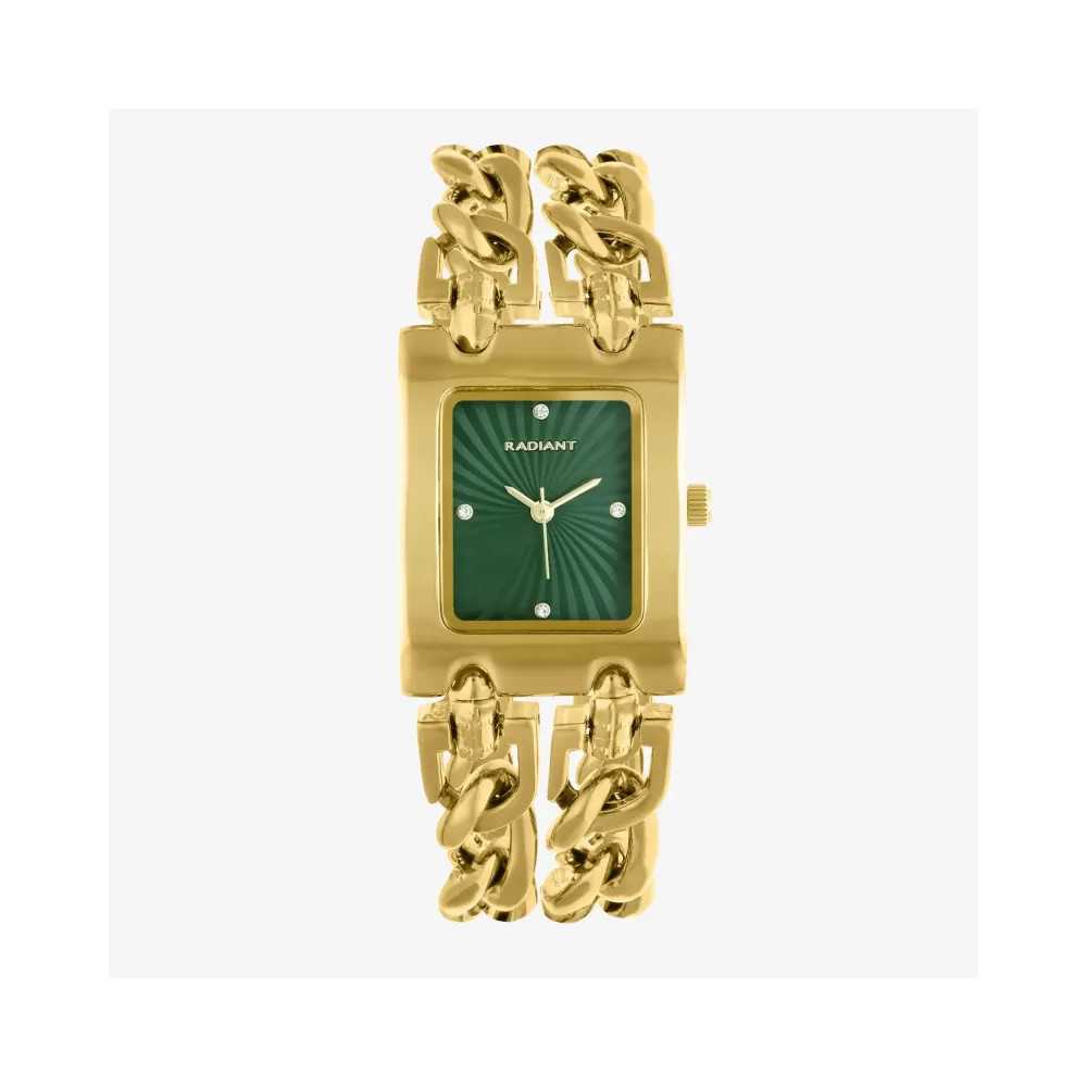 Relógio Mulher Donatella Verde/Dourado - Radiant - Radiant Watches