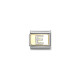 Link Nomination Glitter Letra E - Contas P/ Pulseiras - Nomination Links