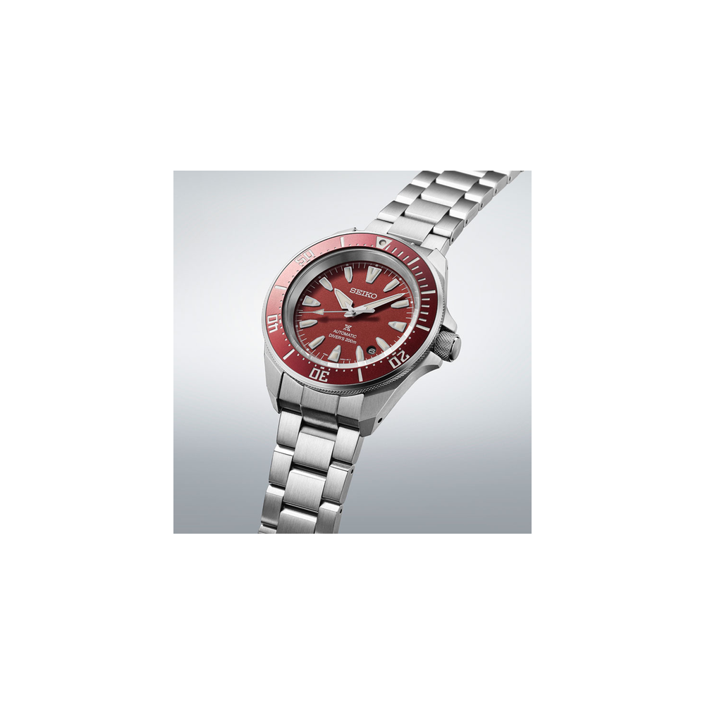 Prospex Mar Samurai 4R35 Vermelho - Seiko - Seiko - Sweet Apple ® Relojoaria | Joalharia | Ourivesaria