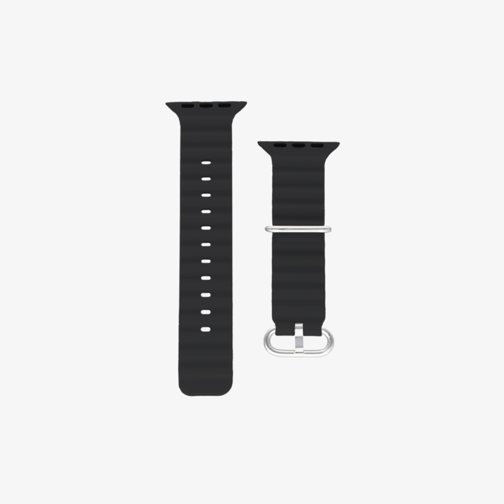 Bracelete Hollywood Silicona Ocean Black Bracelete Hollywood Silicona Ocean Black