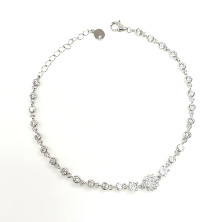 Pulseira em Prata 925 com Zircónias