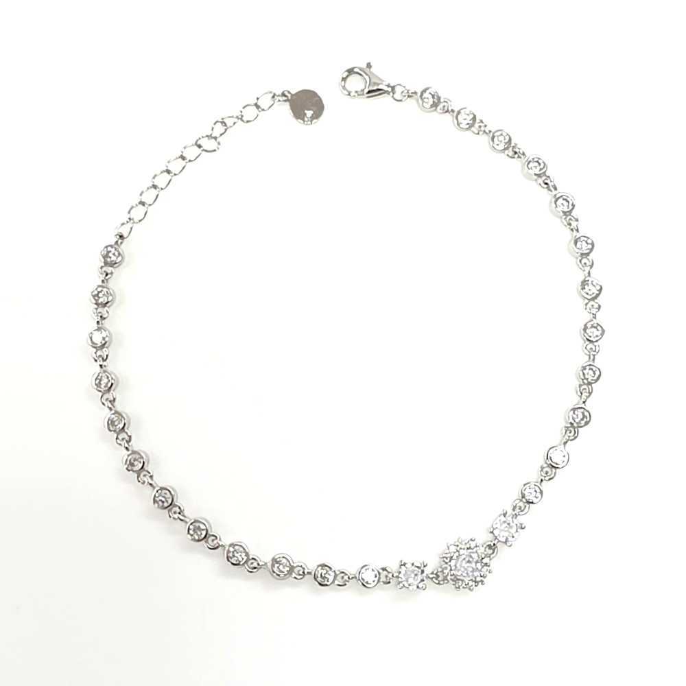 Pulseira em Prata 925 com Zircónias