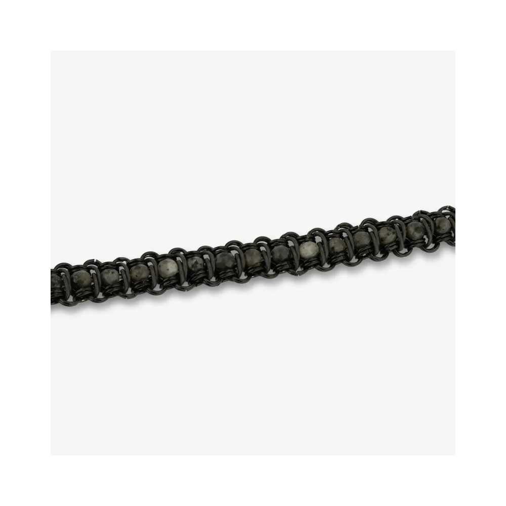 Pulseira de Homem Ulises Pedras Pretas - Pulseiras - Radiant Style - Sweet Apple ® Relojoaria | Joalharia | Ourivesaria