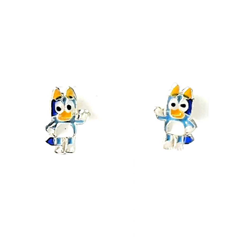 Brincos em Prata 925, com Bluey - Brincos - Sweet Apple Silver - Sweet Apple ® Relojoaria | Joalharia | Ourivesaria
