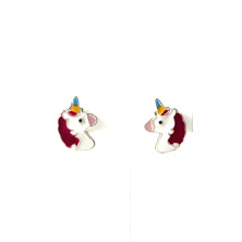 925 Silver, Earrings with Unicorn | Sweet Apple