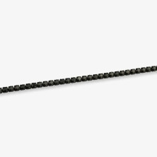 Pulseira de Homem Code Cristais Preta