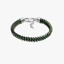 Tribal Braided Verd Men's Bracelet | Sweet Apple